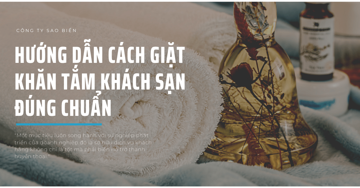 Cách giặt khăn tắm khách sạn