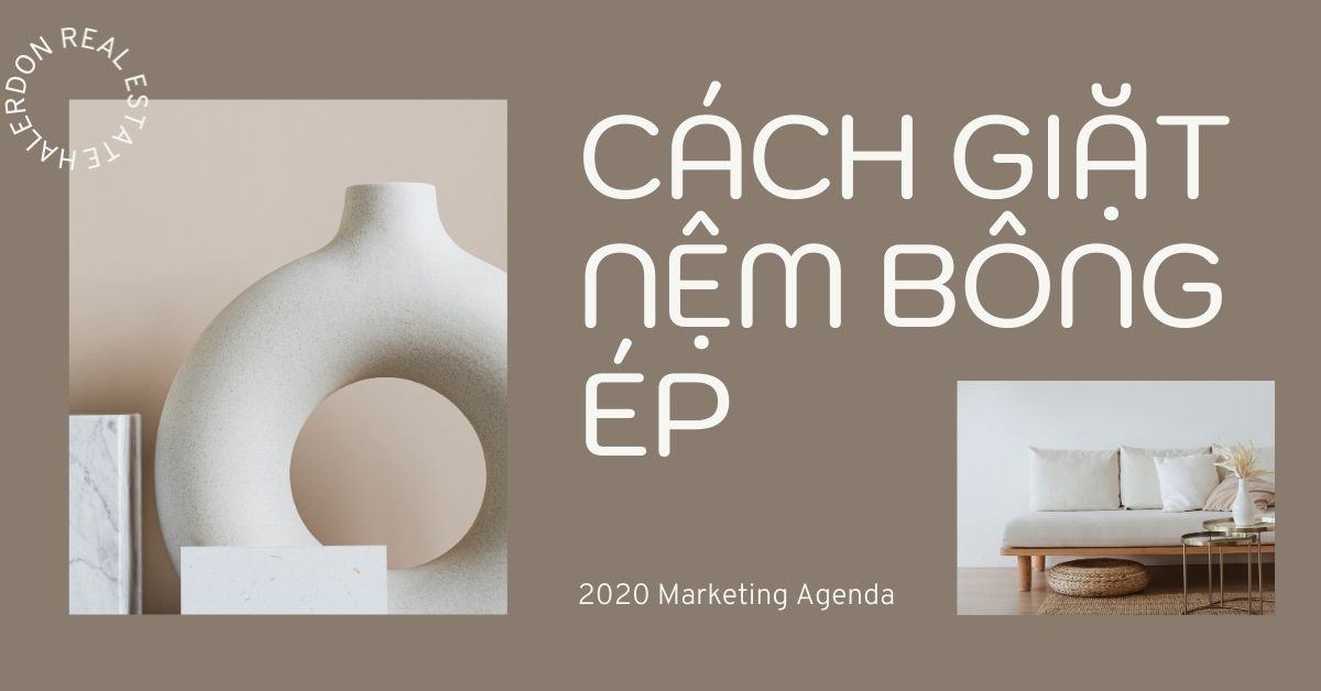 Cách giặt nệm bông ép